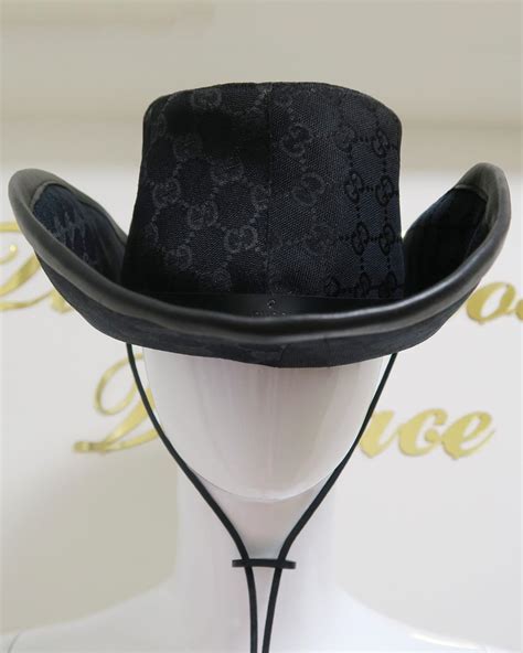 black gucci cap replica|cowboy hat from Gucci.